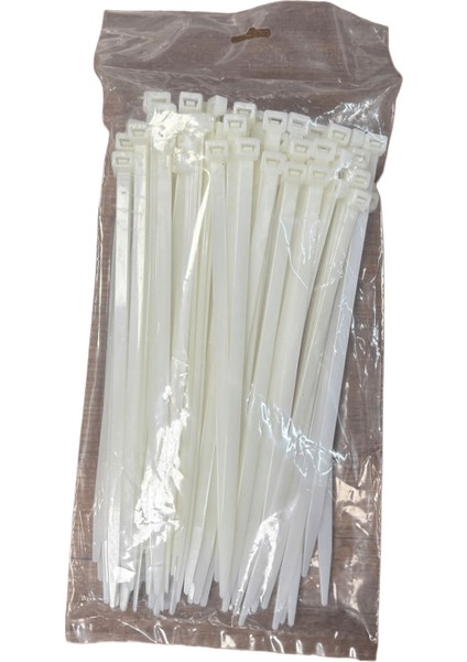 Kablo Bağı Cırt Kelepçe 8X250 mm Beyaz 100 Adet Fiyatıdır fiyatları