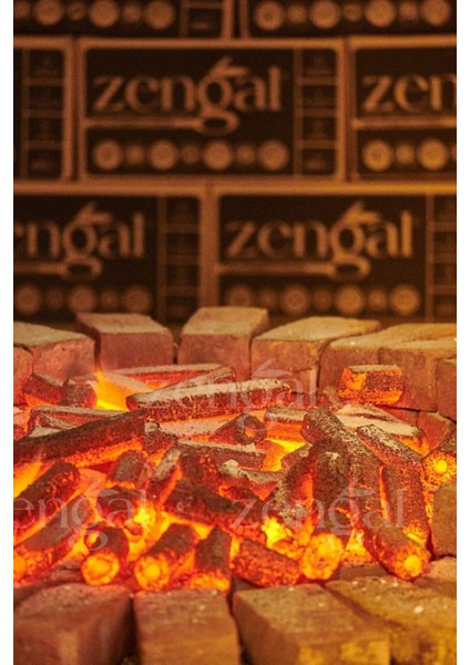 Delikli Briket Mangal Kömürü 10KG (6 Saat 7800 Kcal/kg)