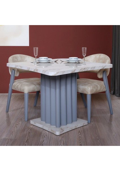 Alesta Kare 4 Sandalyeli Mutfak Masa Takımı fiyatları