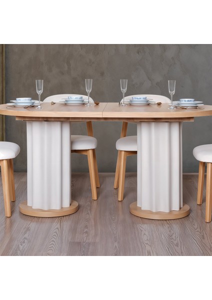 Lento Large Açılır 4 Sandalyeli Mutfak Masa Takımı fiyatları