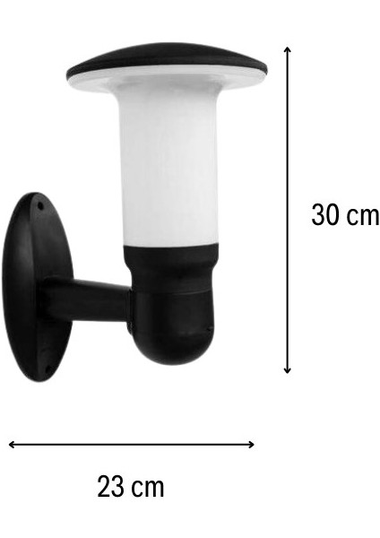 Mantar Duvar Abs Plastik Aydınlatma Apliği 9w Günışığı Ampul Dahil 13501 fiyatları