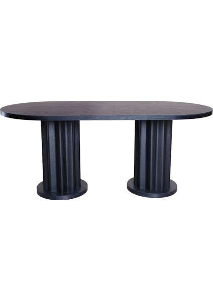 Dark Yuvarlak Büyük 4 Sandalyeli Mutfak Masa Takımı fırsatları