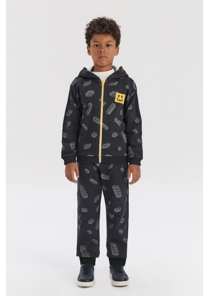 Bg Store Erkek Çocuk Desenli Eşofman Üstü