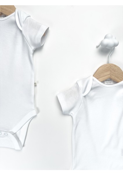 Unisex, Bebek Kısa Kol % 100 Pamuk 3'lü Çıtçıtlı Body & Zıbın 0-3 Ay / 3-6 Ay / 6-9 Ay modelleri