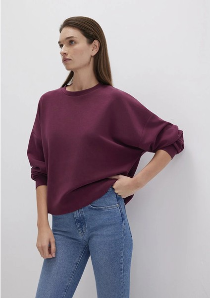 Lux Touch TENCEL TM Modal Bordo Sweatshirt 168837-70426 fiyatları