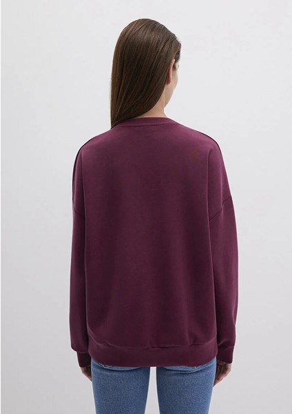 Lux Touch TENCEL TM Modal Bordo Sweatshirt 168837-70426 fırsatları