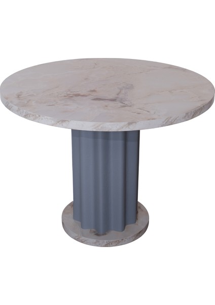 Alesta Yuvarlak 4 Sandalyeli Mutfak Masa Takımı fırsatları