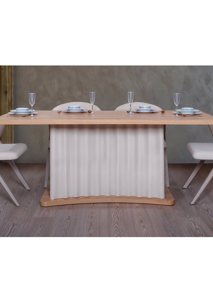 Lento Large Dikdörtgen 4 Sandalyeli Mutfak Masa Takımı fiyatları