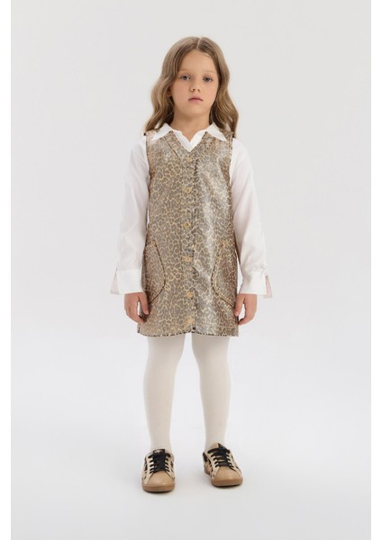 Bg Store Kız Çocuk Desenli Elbise