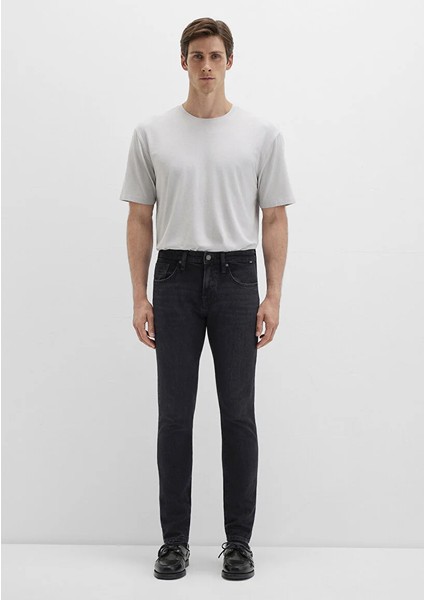 James Siyah Erkek Jean Pantolon M0042490647