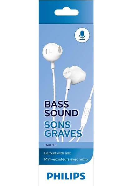 TAUE101BK Kulakiçi Beyaz Kulaklık Mikrofon modelleri