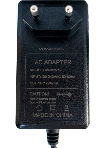 12V 2.5 Amper Ac Adaptör Model No : SW-30W12 fiyatları