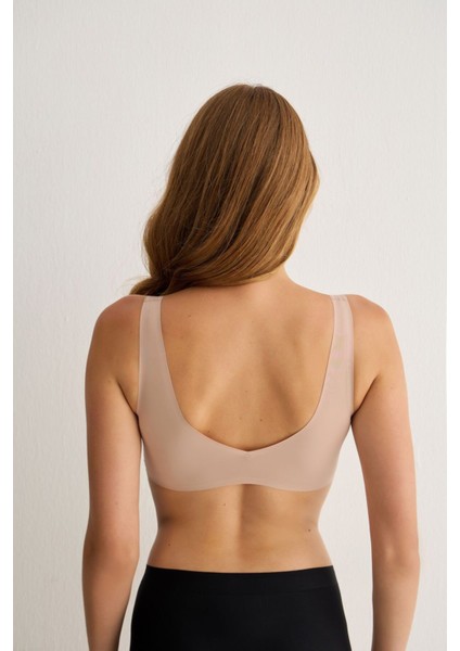 Balensiz Çıkarılabilir Pedli Dikişsiz Lazer Sütyen 3312 Gül Kurusu indirimleri