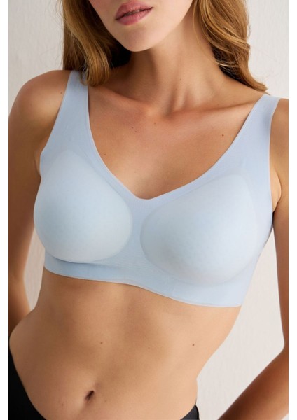 Balensiz Çıkarılabilir Pedli Dikişsiz Lazer Sütyen 3312 Gökyüzü fiyatları