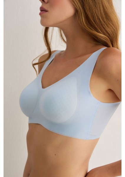 Balensiz Çıkarılabilir Pedli Dikişsiz Lazer Sütyen 3312 Gökyüzü modelleri