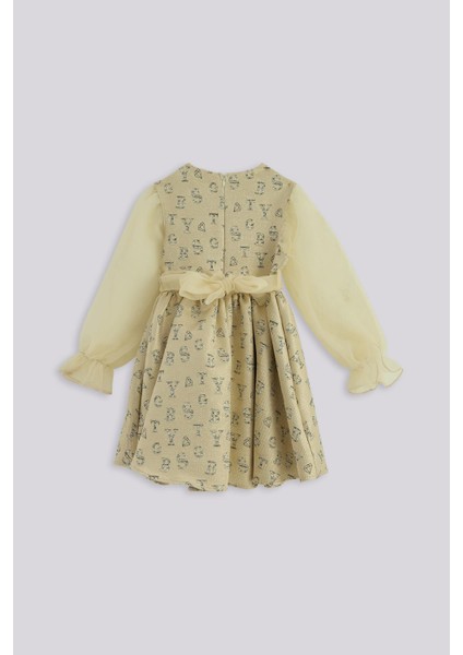 Bg Store Kız Çocuk Desenli Elbise modelleri