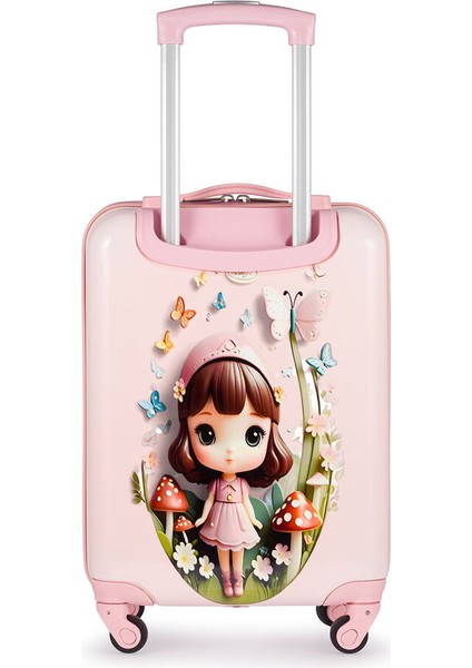 Ultra Light Pembe Kız Çocuk Valizi BLK06 06 modelleri