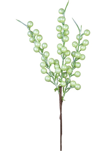 Yapay İnci Berry Dal Yeşil 30 cm