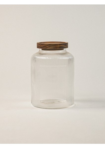 Flavia Akasya Kapaklı Cam Kavanoz (1800 Ml)