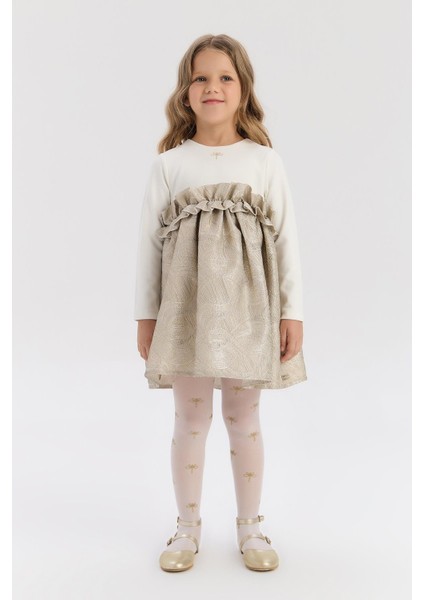 Bg Store Kız Çocuk Gold Elbise