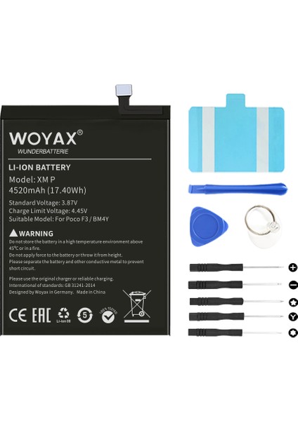 By Deji Xiaomi Poco F3 (5g) Mucize Batarya