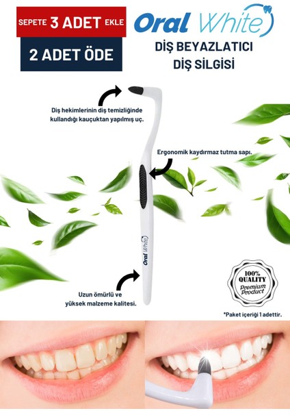 Diş Beyazlatıcı Silgi – Lekeleri Etkili Şekilde Gideren ve Parlak Gülüş Sunan Ağız Bakım Ürünü modelleri