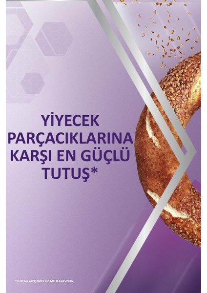 Diş Protezi Yapıştırıcı Krem 3x40 gr – Güçlü Tutma, Maksimum Kontrol ve Yiyecek Parçacıklarına Karşı Koruma