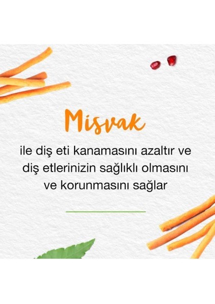 Bitkisel Diş Macunu 75 ml – Misvak ve Enzim Teknolojisi ile Doğal Beyazlık, Ferah Nane Aromalı