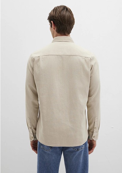 Bej Erkek Gömlek M0211641-70039