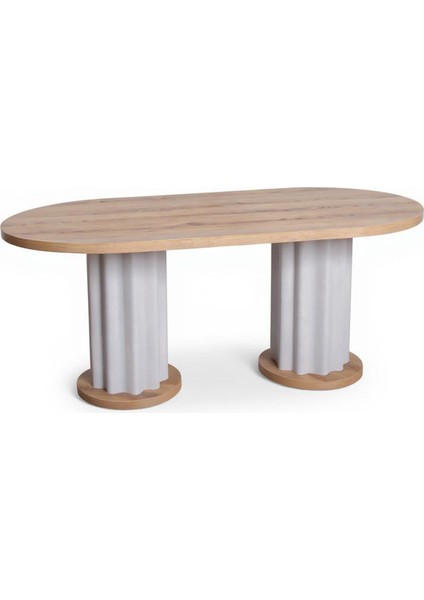 Lento Large Yuvarlak 4 Sandalyeli Mutfak Masa Takımı indirimleri