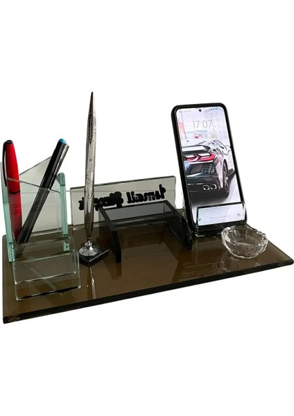 Kişiye Özel Bronz Isimlik - Kristal Masaüstü Kalemlik - Ofis Büro Makam Hediyesi modelleri