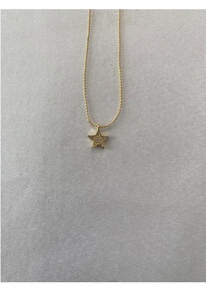 Altın Renkli Yıldız Kolye fırsatları