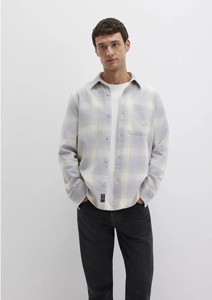 Kareli Mavi Gömlek 0211637-90847 modelleri