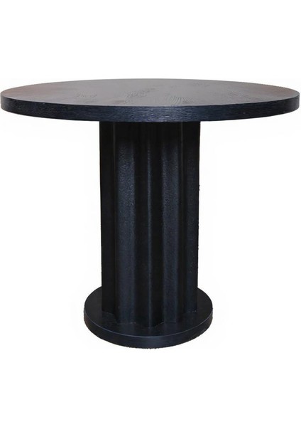 Dark Yuvarlak 4 Sandalyeli Mutfak Masa Takımı