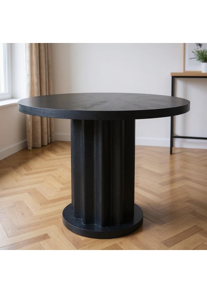 Dark Yuvarlak 4 Sandalyeli Mutfak Masa Takımı fırsatları