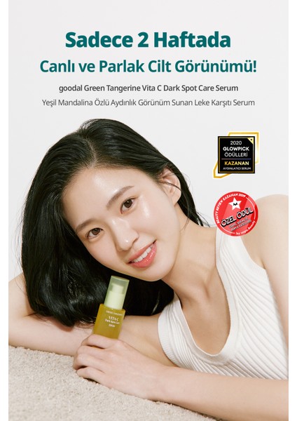 Yeşil Mandalina Özlü, Leke Karşıtı Serum GOODAL Green Tangerine Vita C Dark Spot Care Serum