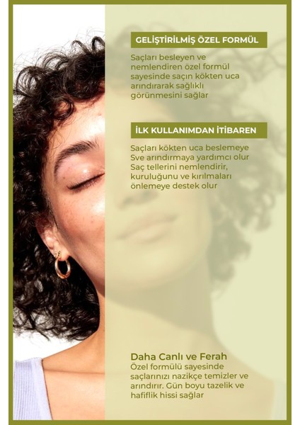 Doğal Saç Bakım Detoksu Güçlendirici Limon Otu ve Ginseng Tonik 200 ml fırsatları