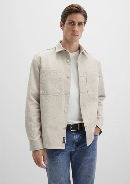 Erkek Bej M0211636-70039 Gömlek