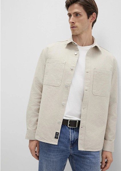 Erkek Bej M0211636-70039 Gömlek fırsatları