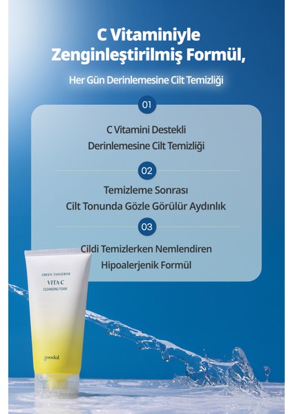 Tangerine Vita C Cleansing Foam - Yeşil Mandalina Özlü Aydınlatıcı Köpük Temizleyici fiyatları