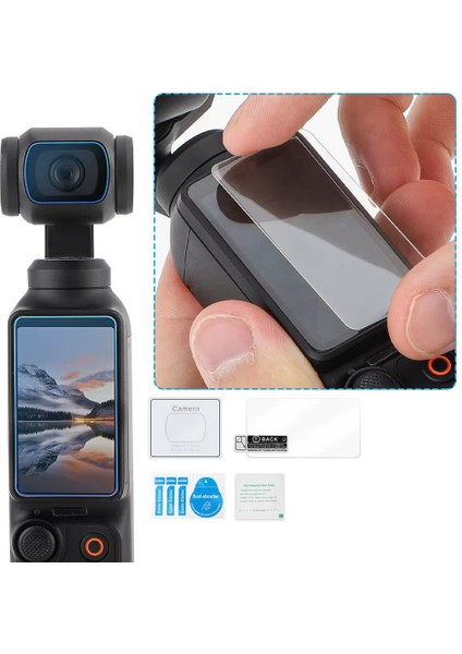 Dji Osmo Pocket 3 Için Cam Ekran Koruyucu Seti 9h (Lens ve Ekran Koruyucu 2 Parça) fiyatları