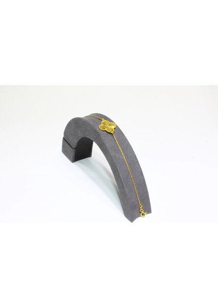 14 Ayar Yonca Bileklik Künye