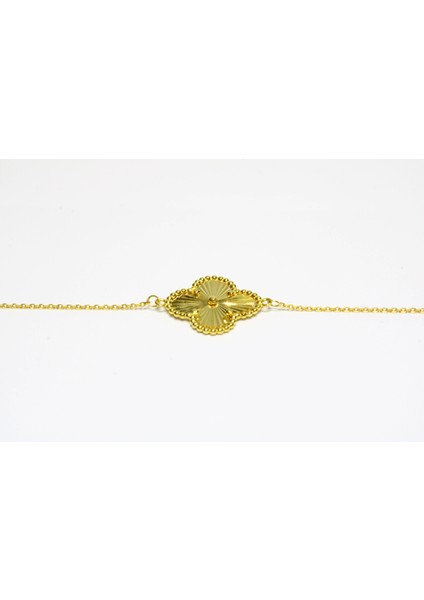 14 Ayar Yonca Bileklik Künye fırsatları