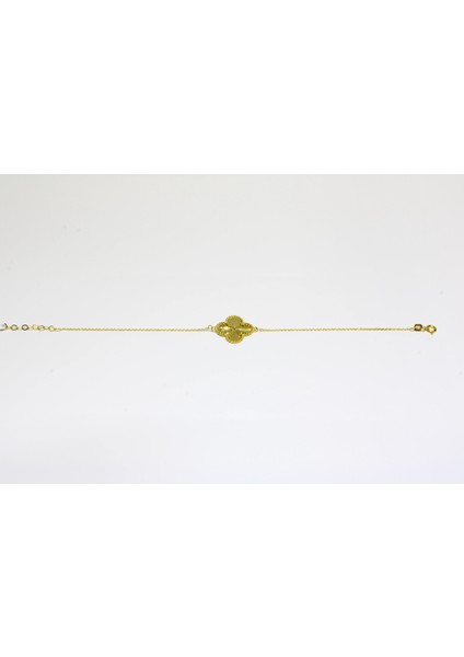 14 Ayar Yonca Bileklik Künye