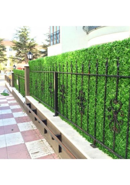 1,2x6 Metre Çim Çit, Bahçe Çiti, Dekoratif Telli Çit, Yapay Çim Çit indirimleri