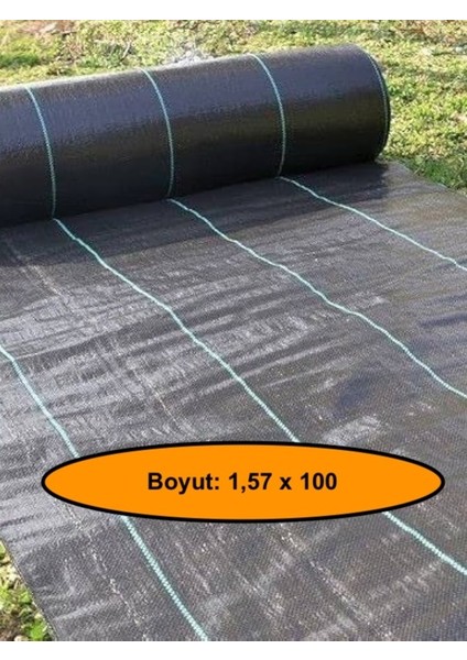 Jut Zemin Kaplama Malzemesi, Çim Çıkarmaz, 1,57X100 Metre