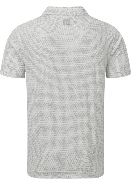 Dijital Kamuflaj Baskılı Lisle Golf Polo T-Shirt Koyu Gri 88438 modelleri
