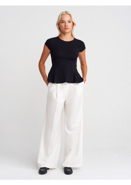 31992 Peplum T-Shirt-Siyah fırsatları