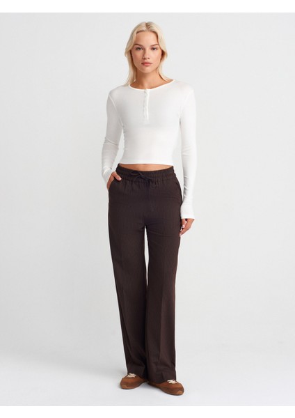 31442 Uzun Kollu Çıtçıt Düğmeli Top-Ekru fırsatları