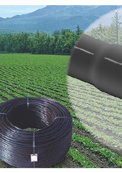 16 mm Çaplı, 70 mm Delik Aralıklı Damlama Hortumu (Delikli) 100 Metre fiyatları